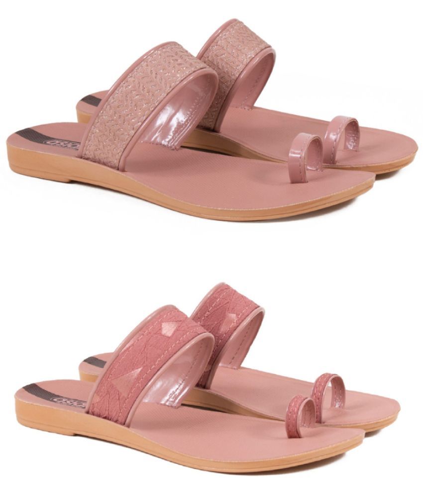     			ASIAN Peach Women's Daily Slipper