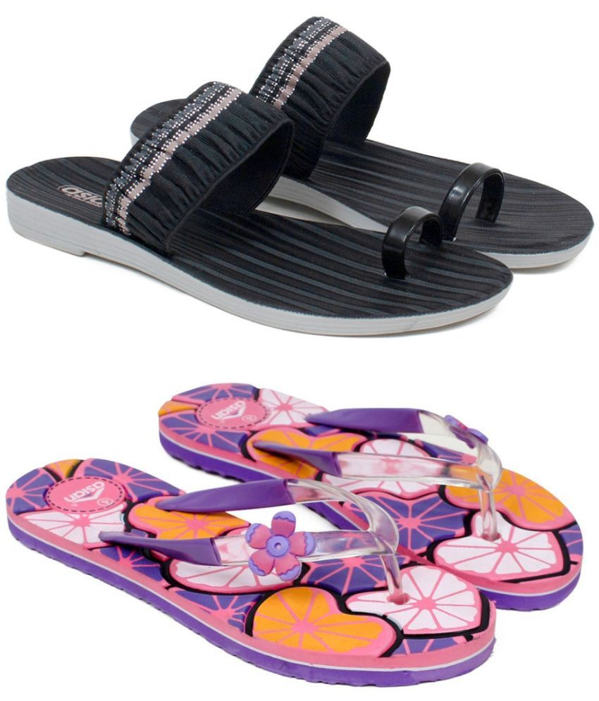     			ASIAN Pink Women's Flip Flop