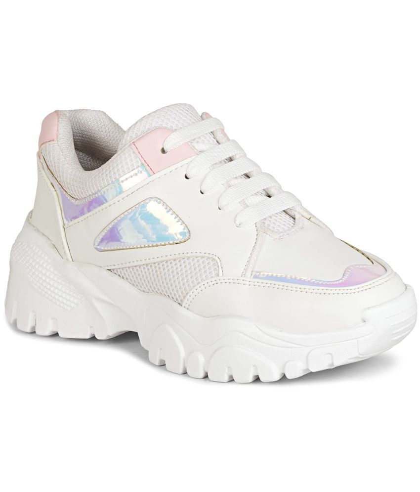     			Filippa White Women's Sneakers