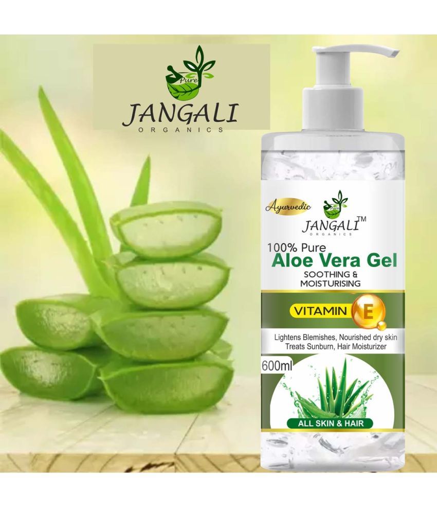     			PURE JANGALI ORGANICS Aloe Vera Gel - Moisturize Skin & Younger Looking 600ML