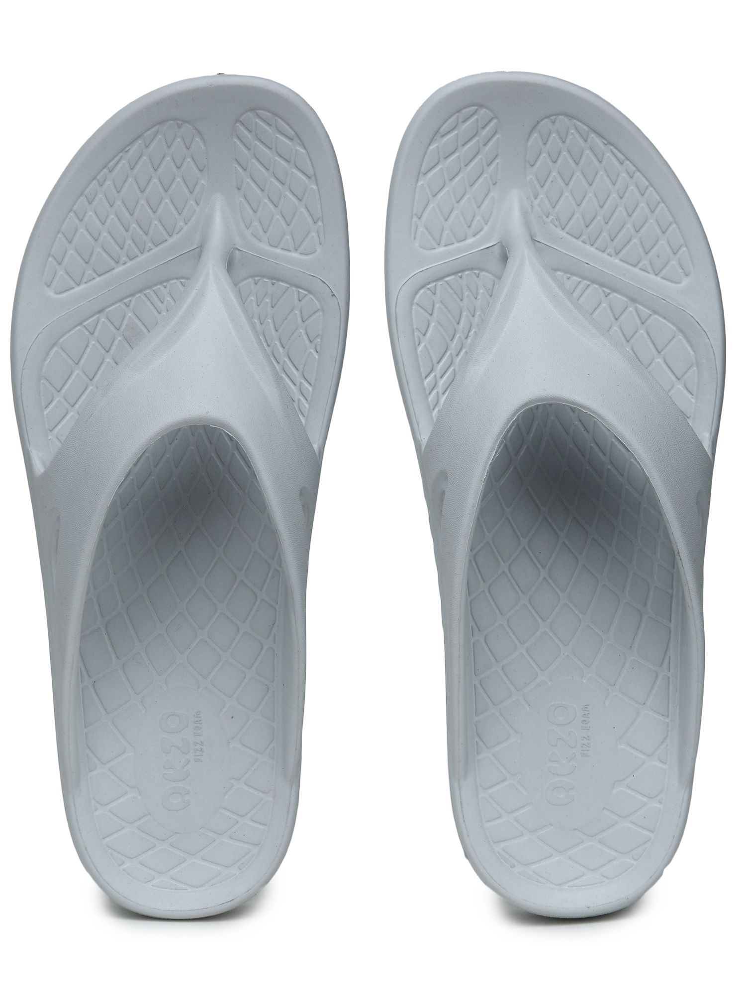     			Abros Grey Men's Thong Flip Flop