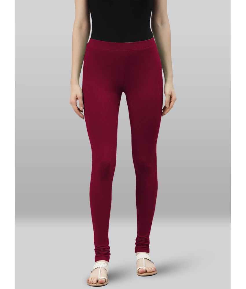     			LYRA - Maroon Viscose Women's Leggings ( Pack of 1 )