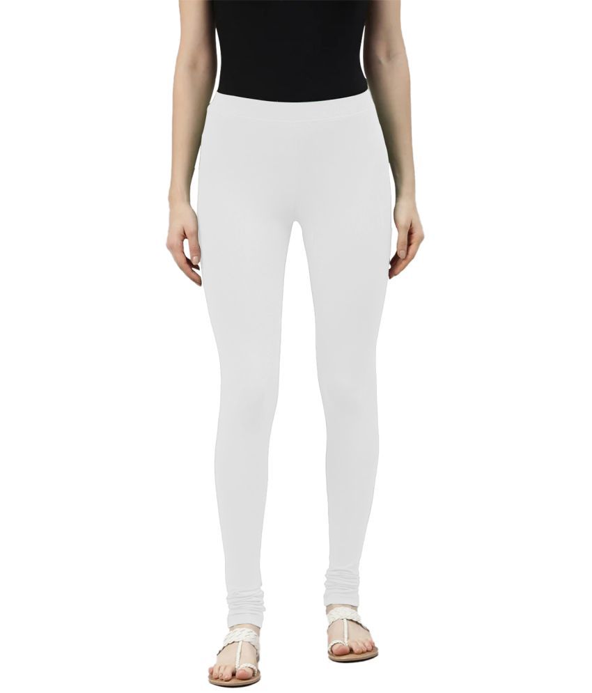     			LYRA - Off White Viscose Women's Leggings ( Pack of 1 )