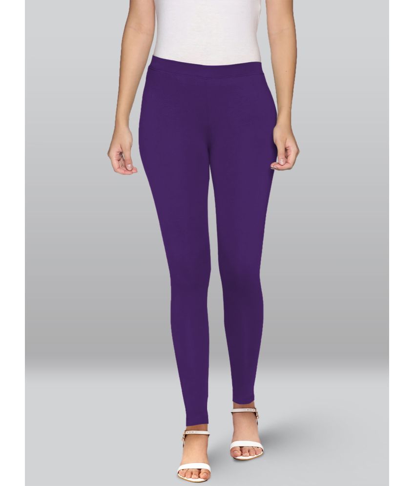     			LYRA - Purple Viscose Women's Leggings ( Pack of 1 )