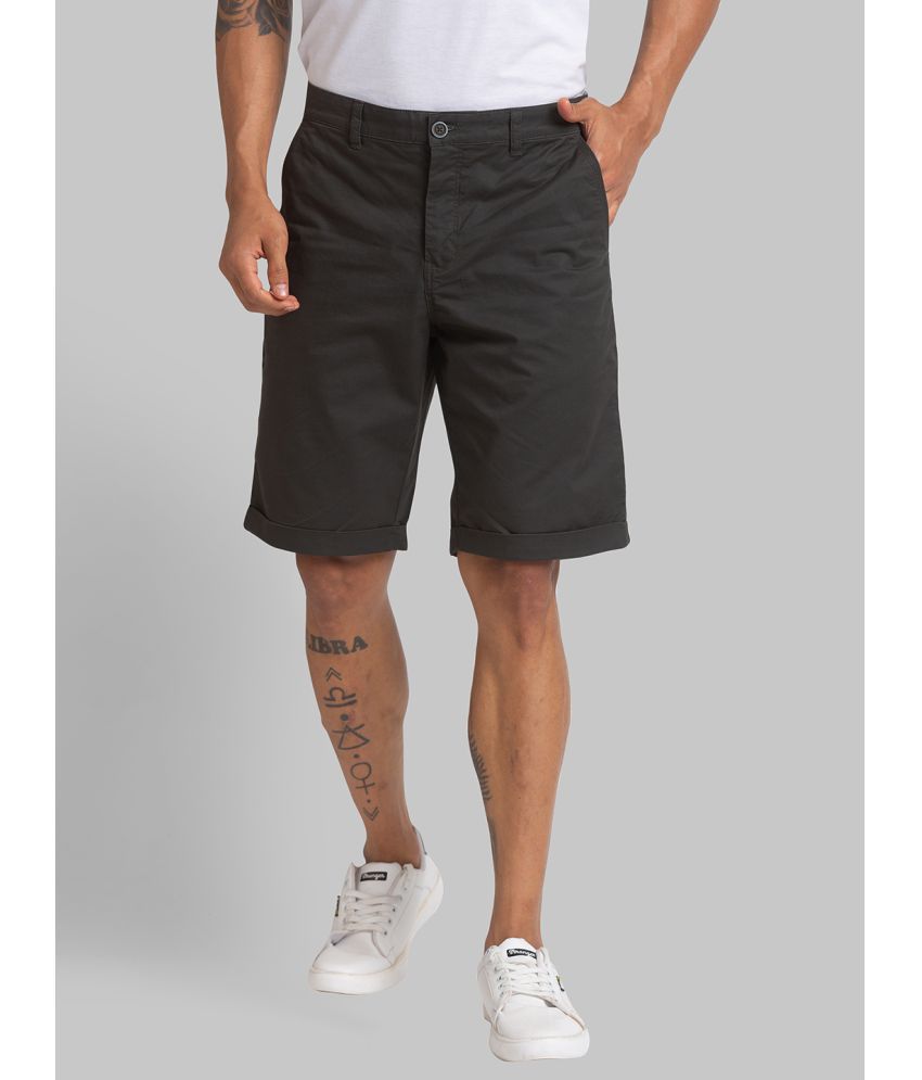     			Parx Green Cotton Blend Men's Chino Shorts ( Pack of 1 )