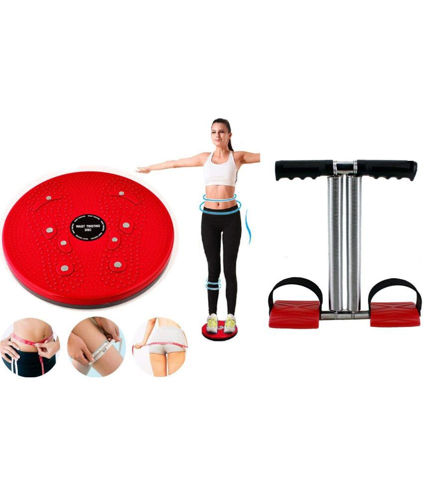     			Tummy Trimmer Double and Single Spring Combo Pack with  Tummy Twister Exercise for Men and Women Combo
