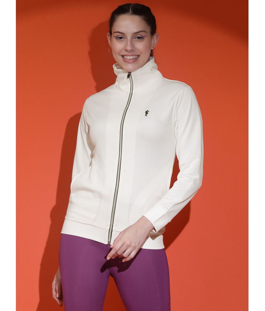     			EPPE - White Polyester Women's Jacket