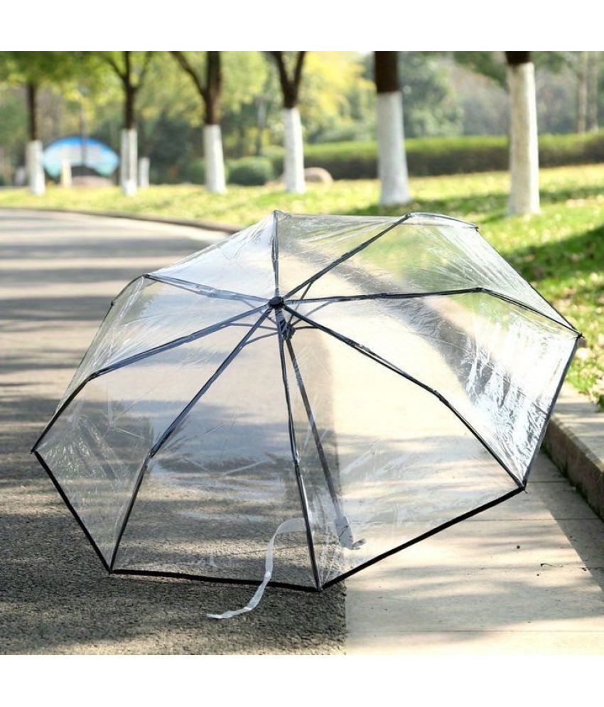     			Infispace White 3 Fold Umbrella