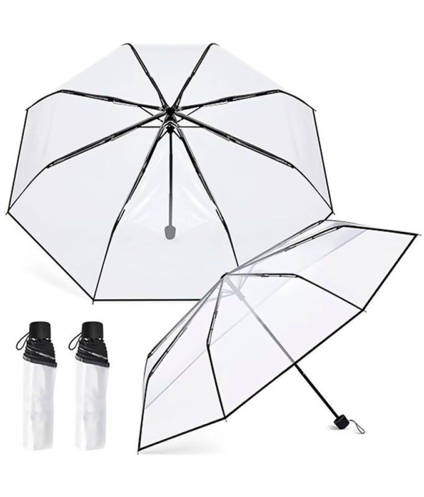     			Infispace White 3 Fold Umbrella