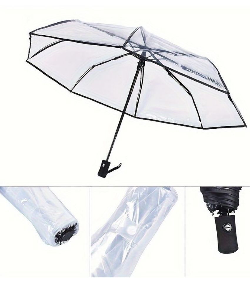     			Infispace White 3 Fold Umbrella