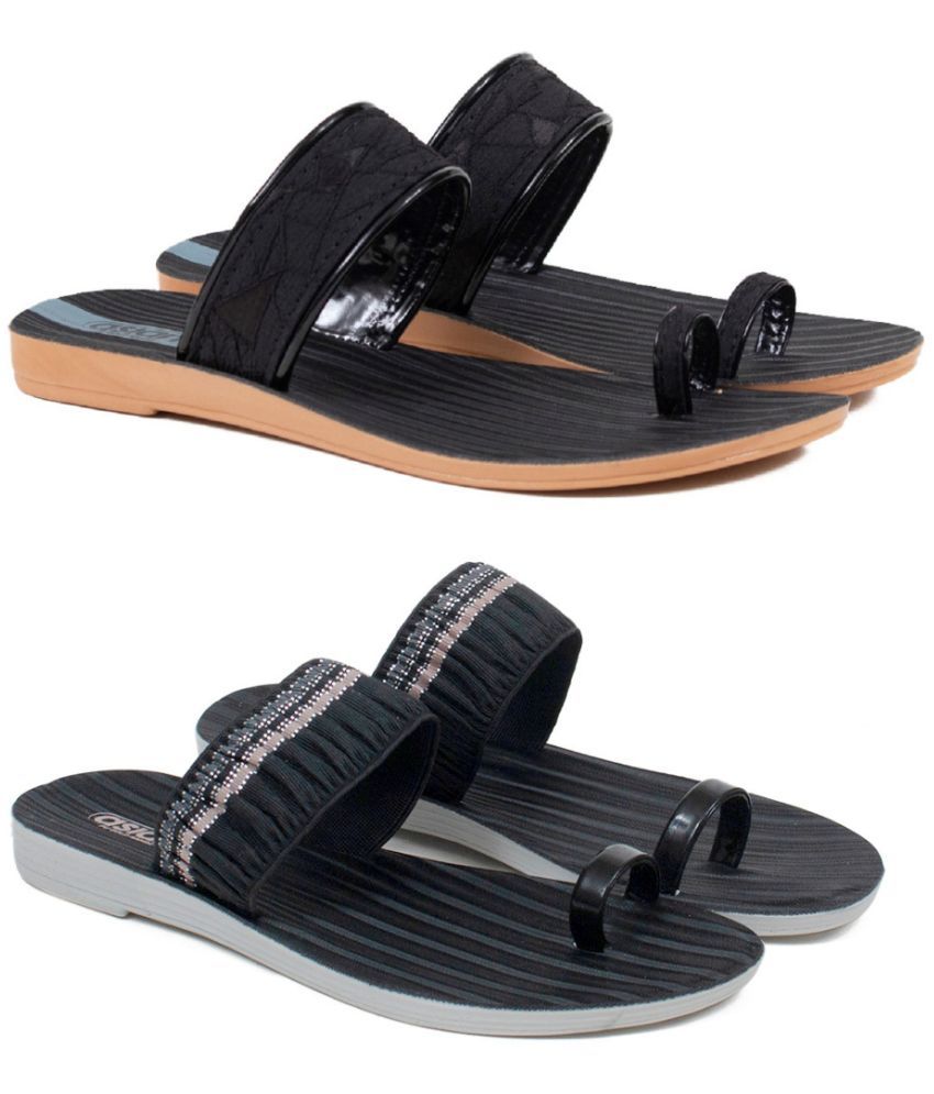     			ASIAN Black Women's Daily Slipper