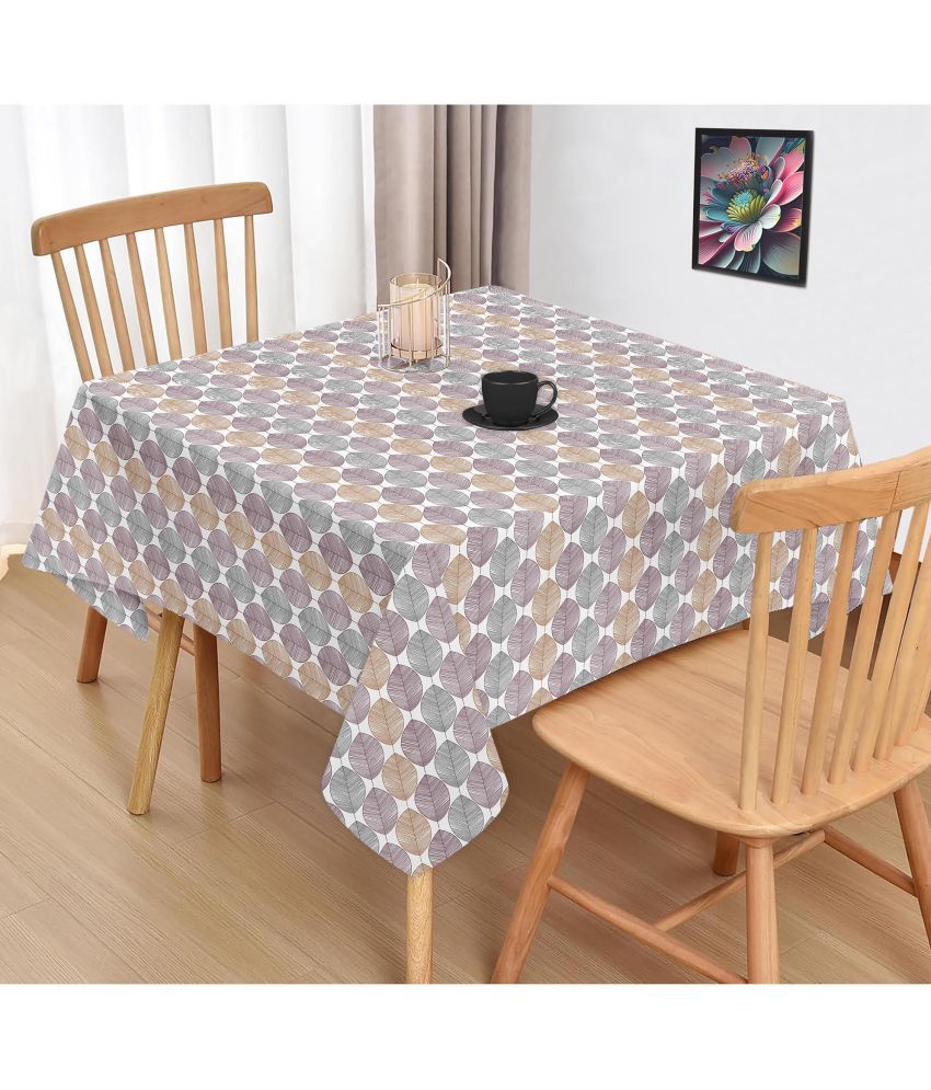     			Oasis Hometex Printed Cotton 2 Seater Square Table Cover ( 102 x 102 ) cm Pack of 1 Multi