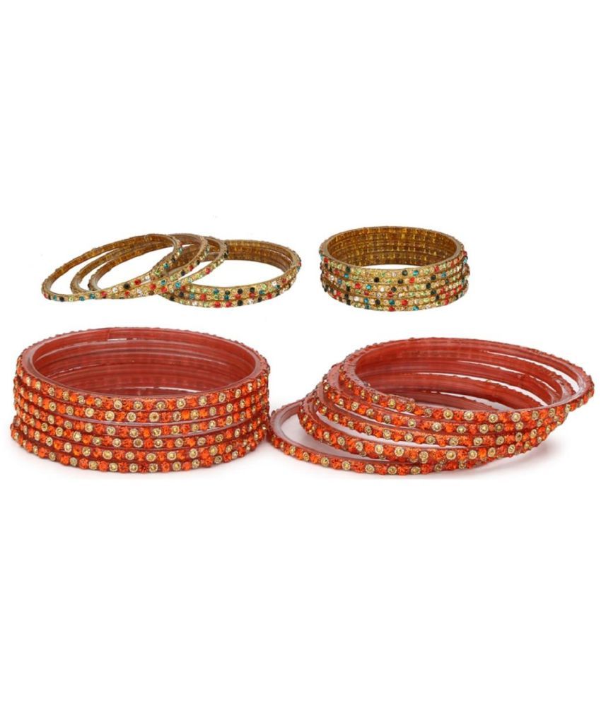     			Somil Multicolor Bangle Set ( Pack of 24 )