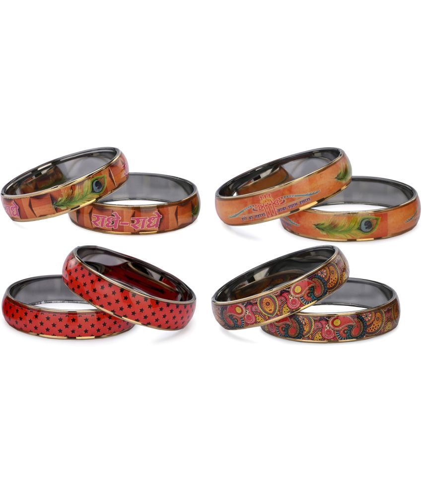     			Somil Multicolor Bangle Set ( Pack of 24 )