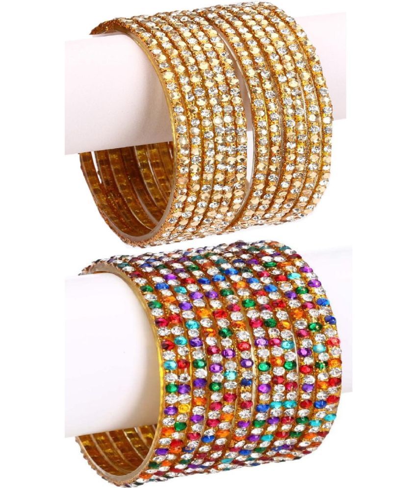     			Somil Multicolor Bangle Set ( Pack of 24 )