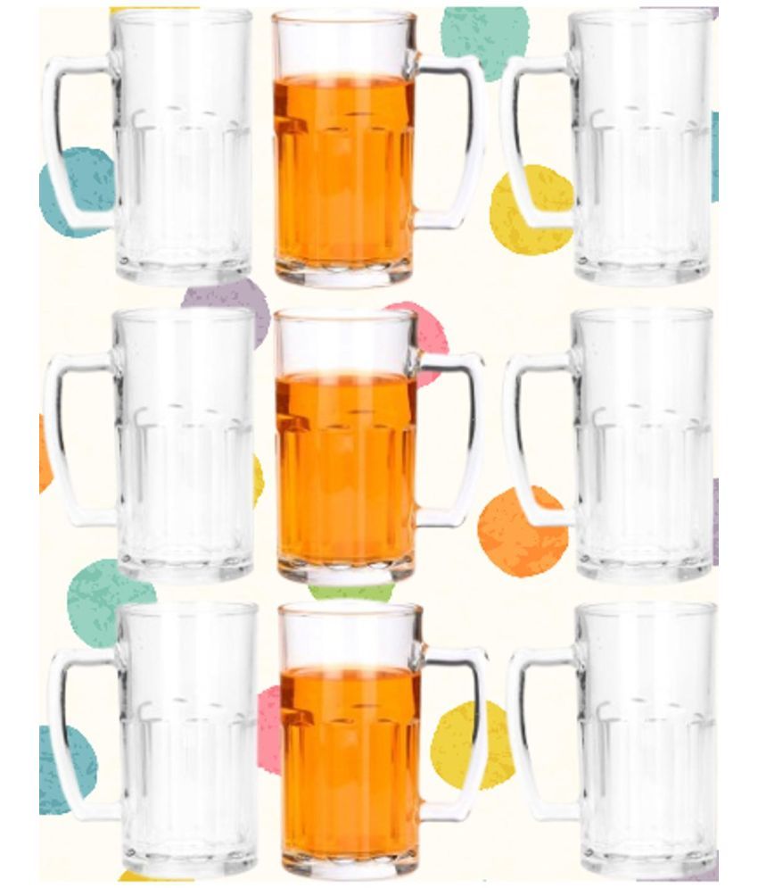     			Somil Perfect Glasses/ Mug Ethnic Glass Travel Mug 600 mL ( Pack of 9 )