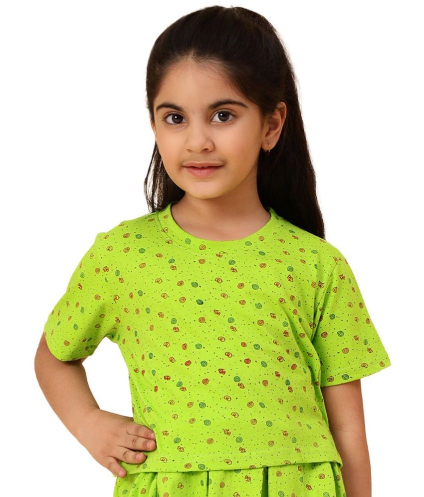     			Diaz Pack of 1 Girls Cotton Top ( Mint Green )