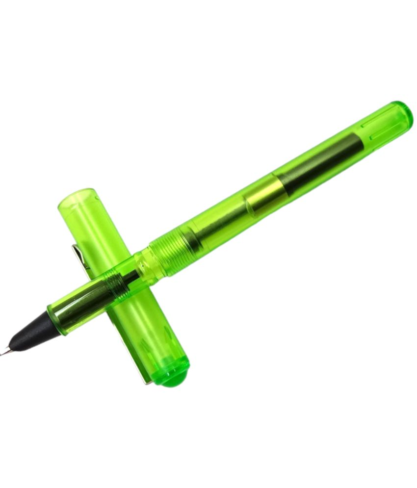     			Dikawen Green Extra Fine Line Fountain Pen ( Pack of 1 )