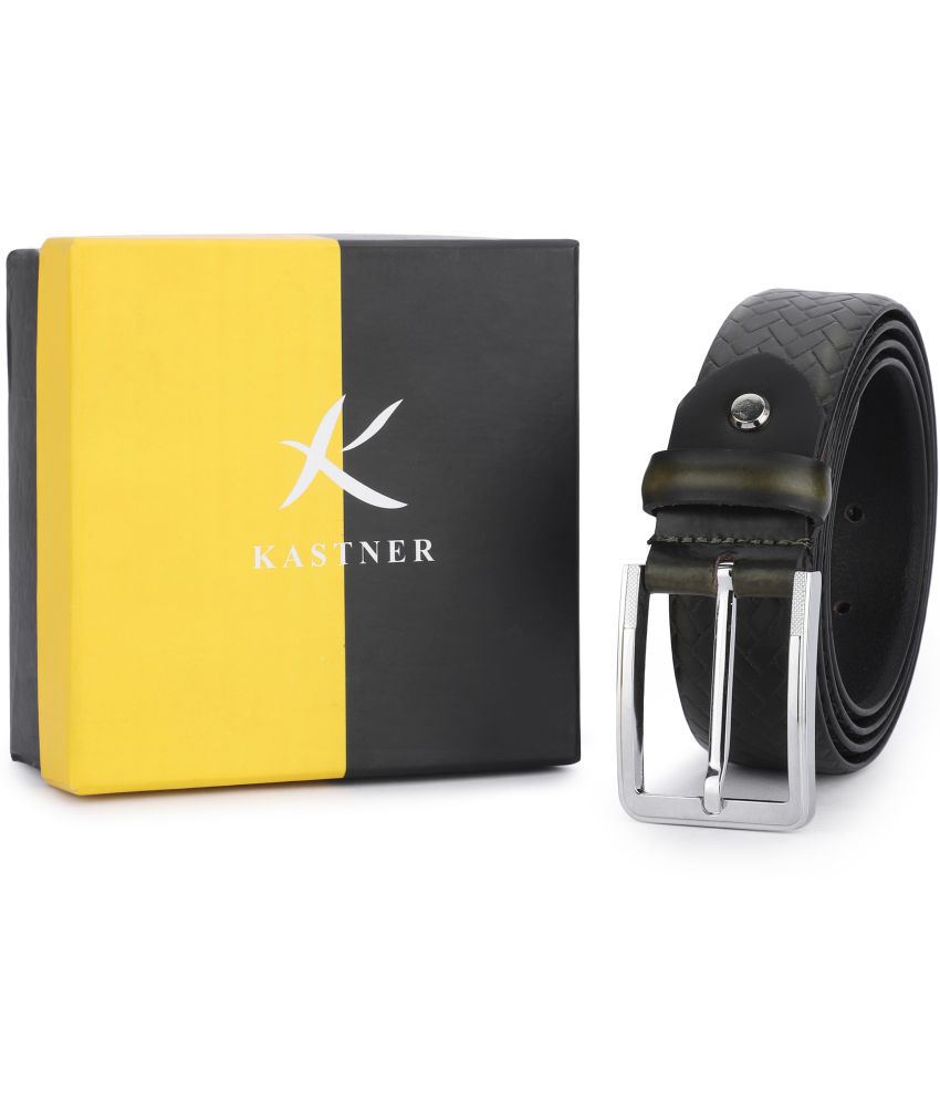     			Kastner - Green 100% Leather Men's Formal Belt ( Pack of 1 )