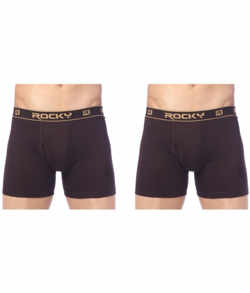     			Ranjit Smart Pack of 2 Cotton Men's Trunks ( Coffee )