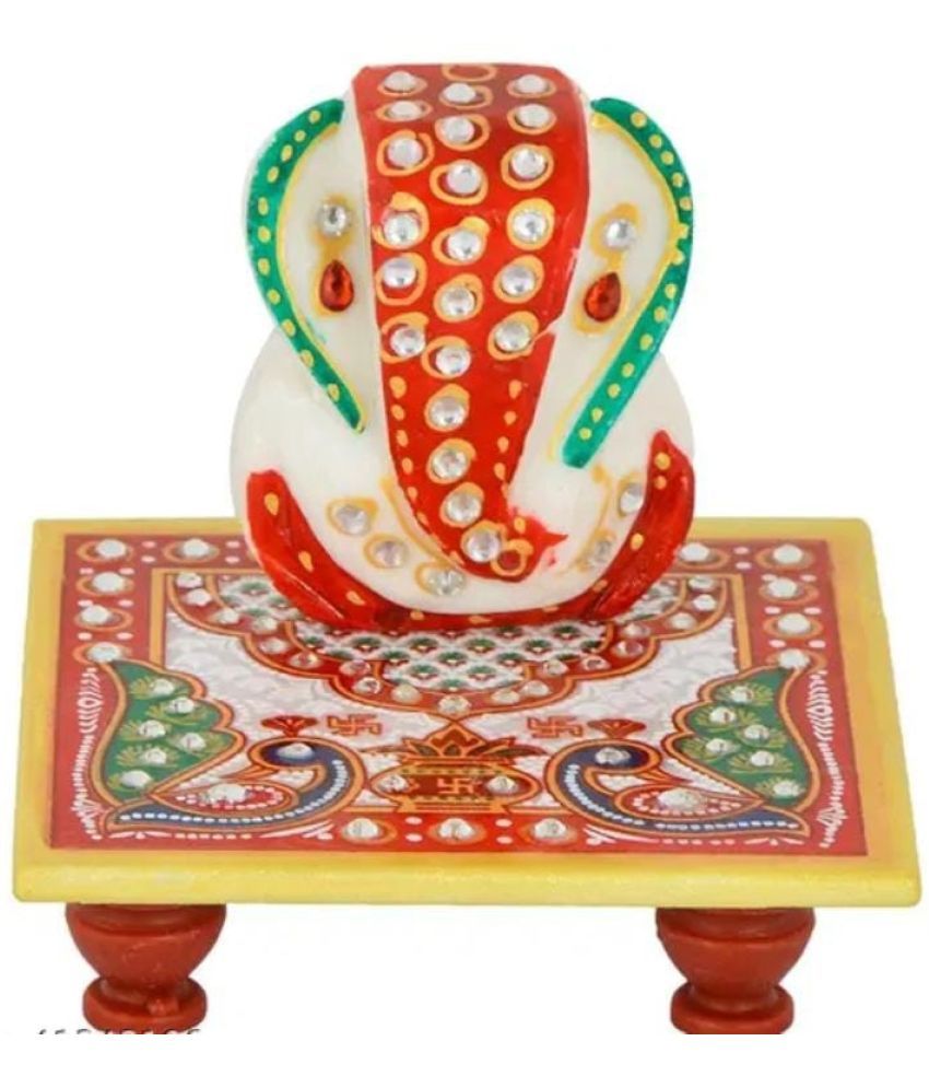     			STARCHIES Marble Laxmi Ganesh Idol ( 16 cm )