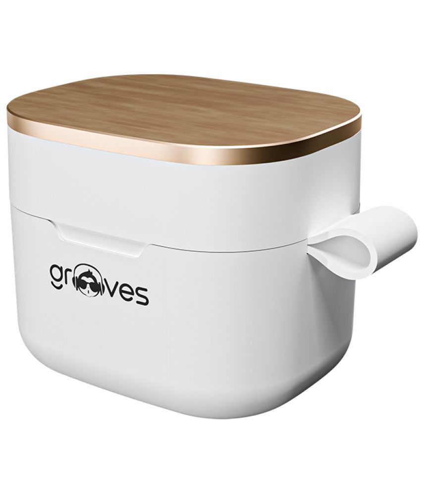     			GROOVES Metal Advanced TWS, BT 5.0,ABS,IPX-4, 6 H Playtime, Fast Charging, 300mah Battery (White)