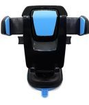 AutoPowerz Dashboard & Windshield Double Clamp Car Mobile Holder - Blue