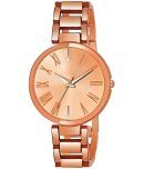 Viser Rose Gold Metal Analog Womens Watch