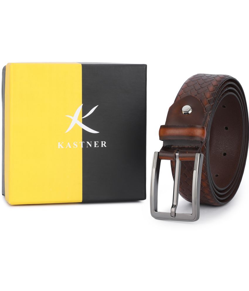     			Kastner - Brown 100% Leather Men's Formal Belt ( Pack of 1 )