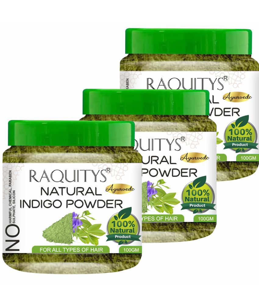     			RAQUITYS 100% Organic Indigo Powder Henna 300 g