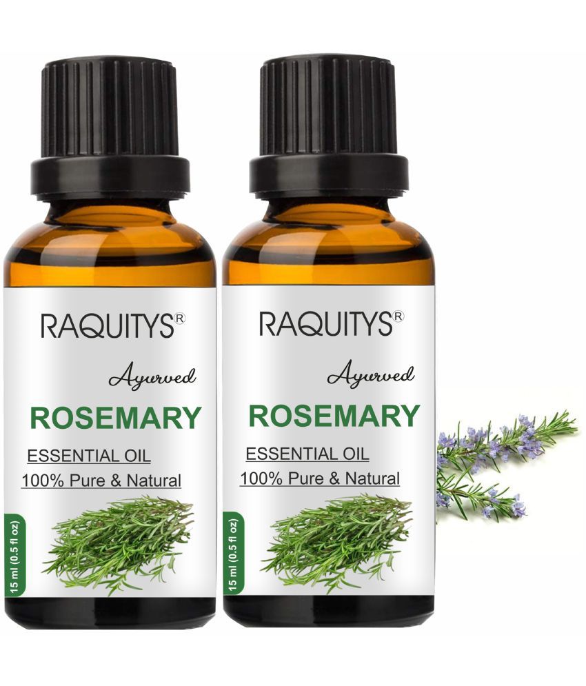     			RAQUITYS Rosemary Essential Oil 30 mL ( Pack of 2 )