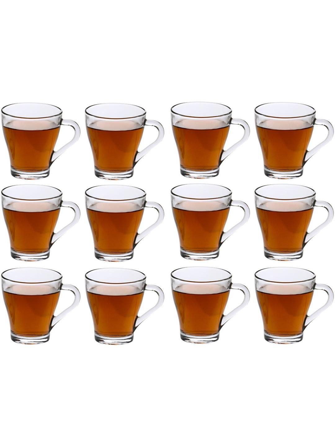     			Somil Glass Coffee & Tea Cup Solid Glass Tea Set 240 ml ( Pack of 10 )