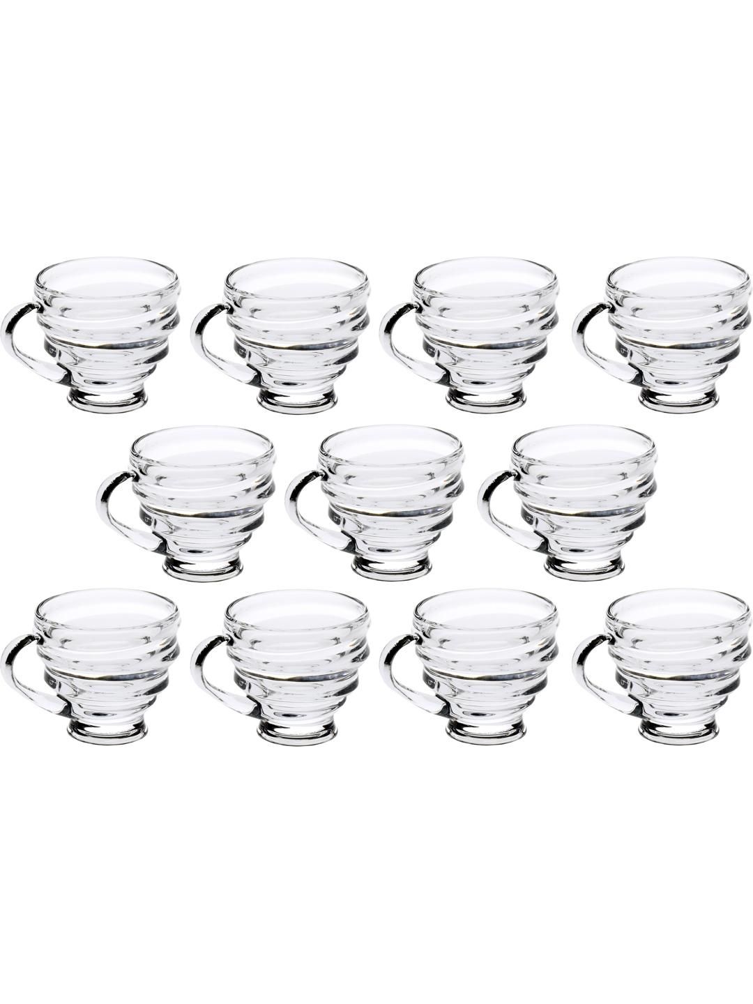     			Somil Glass Coffee & Tea Cup Solid Glass Tea Set 150 ml ( Pack of 10 )