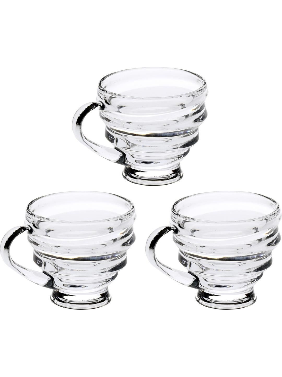     			Somil Glass Coffee & Tea Cup Solid Glass Tea Set 150 ml ( Pack of 3 )