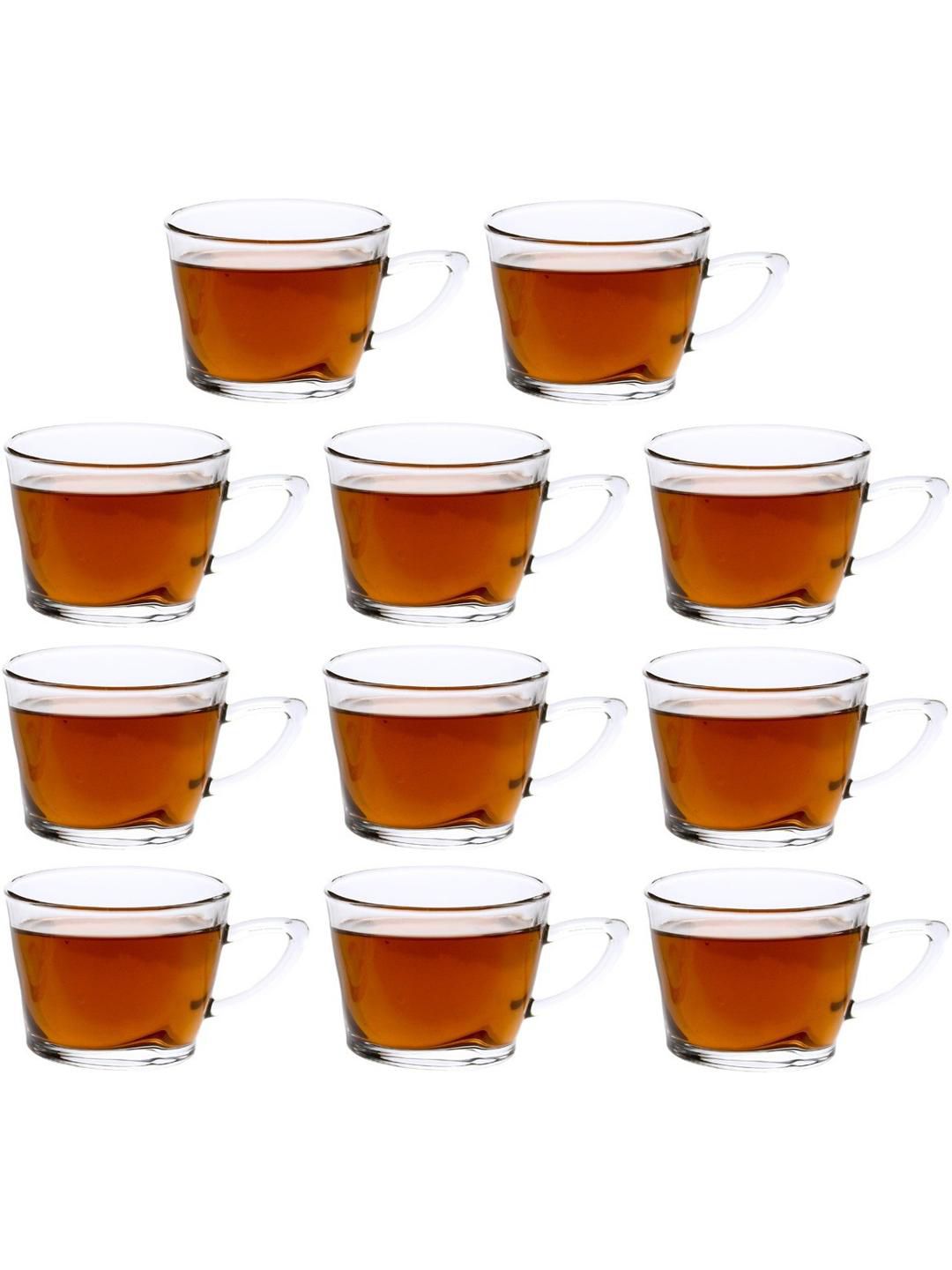     			Somil Glass Coffee & Tea Cup Solid Glass Tea Set 170 ml ( Pack of 10 )