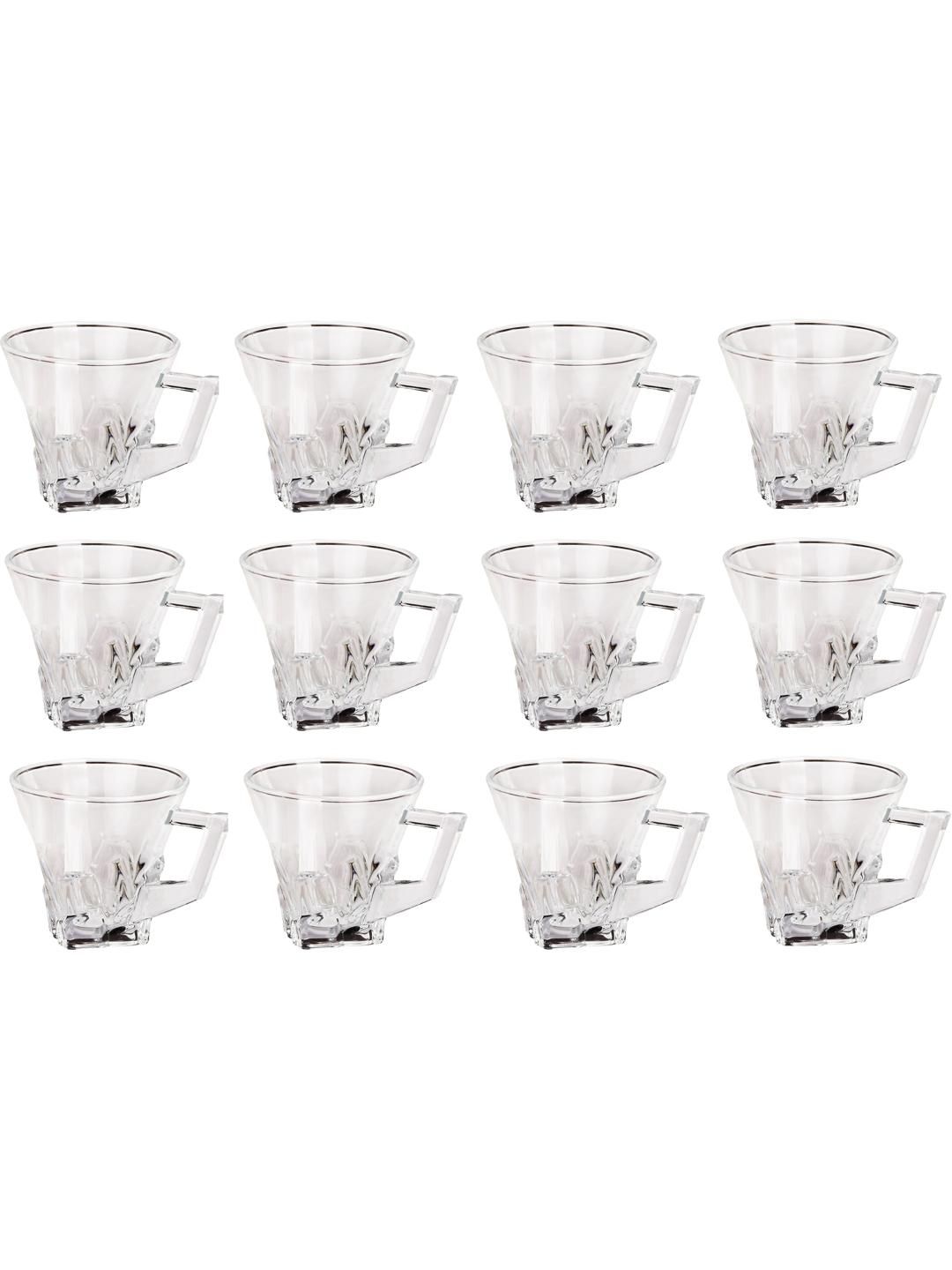     			Somil Glass Coffee & Tea Cup Solid Glass Tea Set 100 ml ( Pack of 10 )