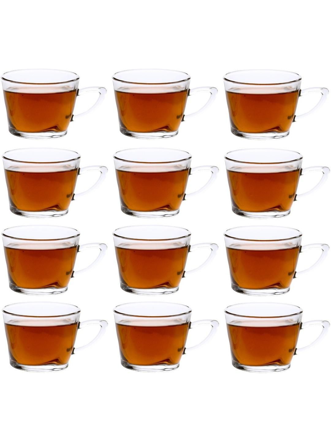     			Somil Glass Coffee & Tea Cup Solid Glass Tea Set 170 ml ( Pack of 10 )