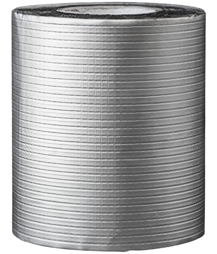     			sekhmet Silver Single Sided Flax Tape ( Pack of 1 )