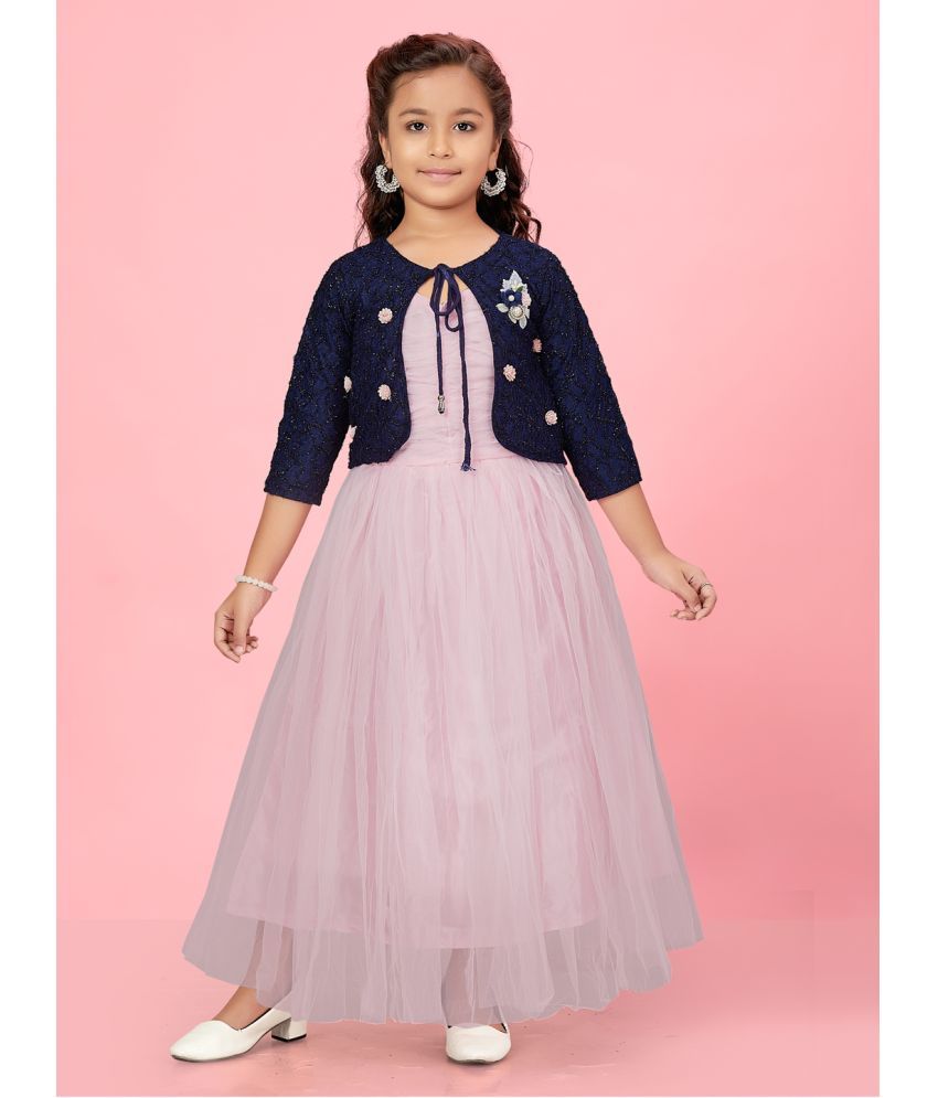     			Aarika Net Gown For Girls ( Pack of 1 , Pink )