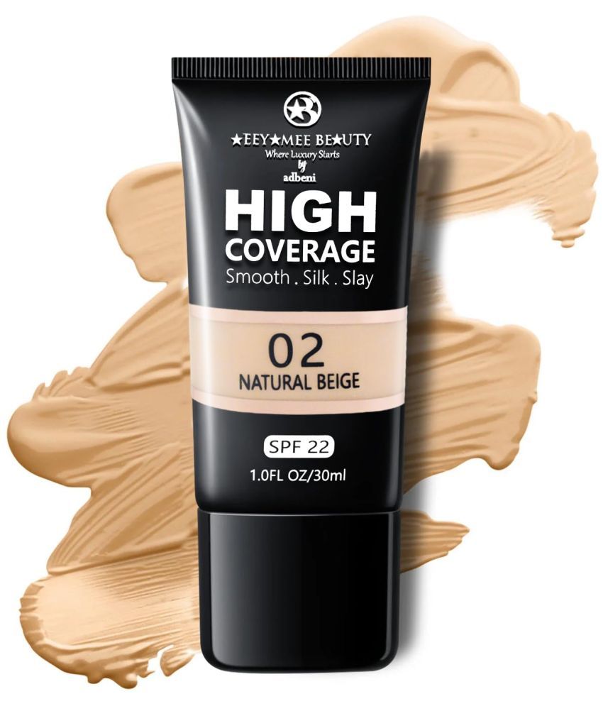     			Adbeni High Coverage Foundation SPF-22 30ml | Smooth, Silky & Slay | Buildable, (Shade-02)