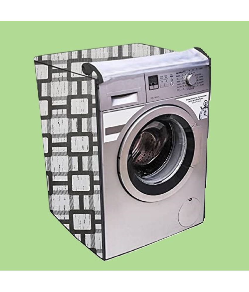     			CASA FURNISHING Front Load Washing Machine Cover Compatiable For 7 kg - Grey
