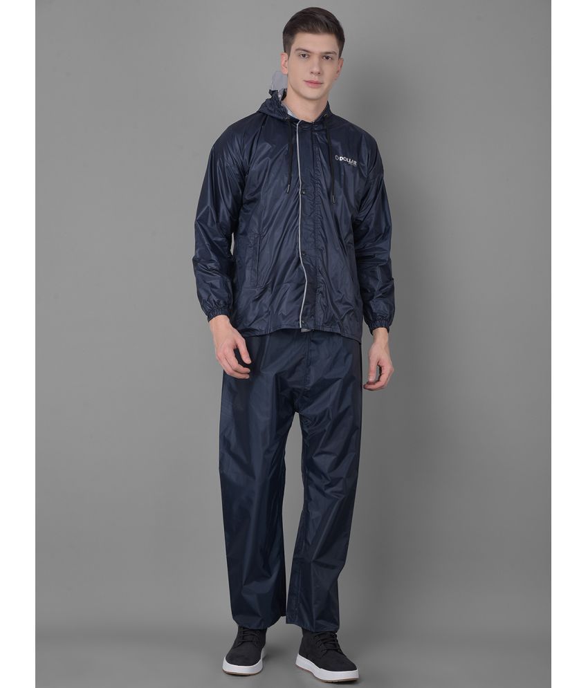     			Dollar Blue Polyester Men's Rain Suit ( Pack of 1 )