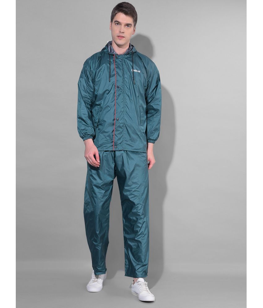     			Dollar Blue Polyester Men's Rain Suit ( Pack of 1 )