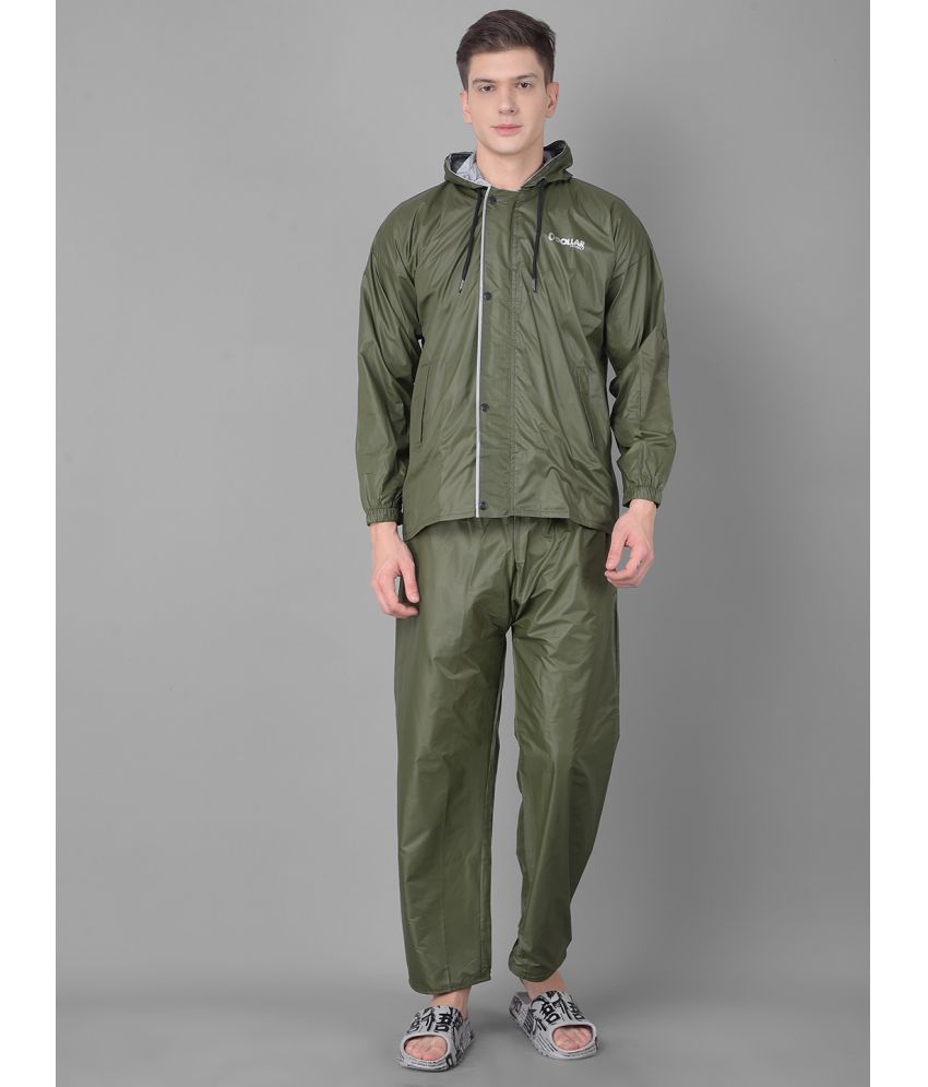     			Dollar Green Polyester Men's Rain Suit ( Pack of 1 )