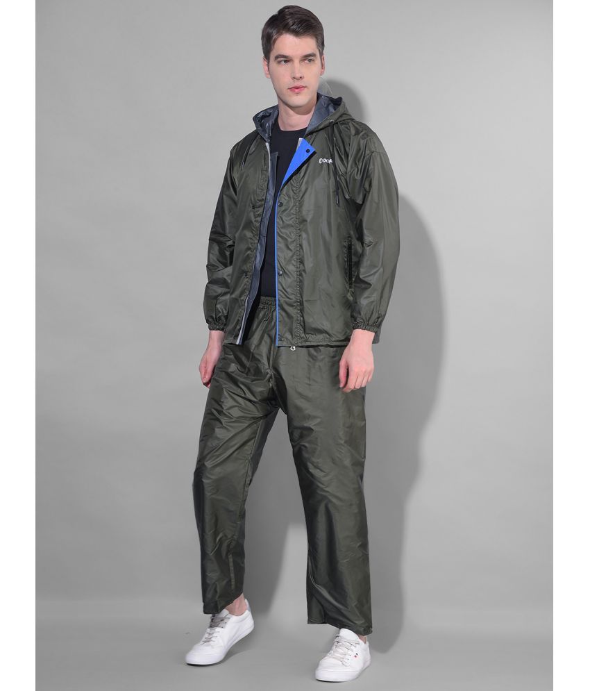     			Dollar Green Polyester Men's Rain Suit ( Pack of 1 )