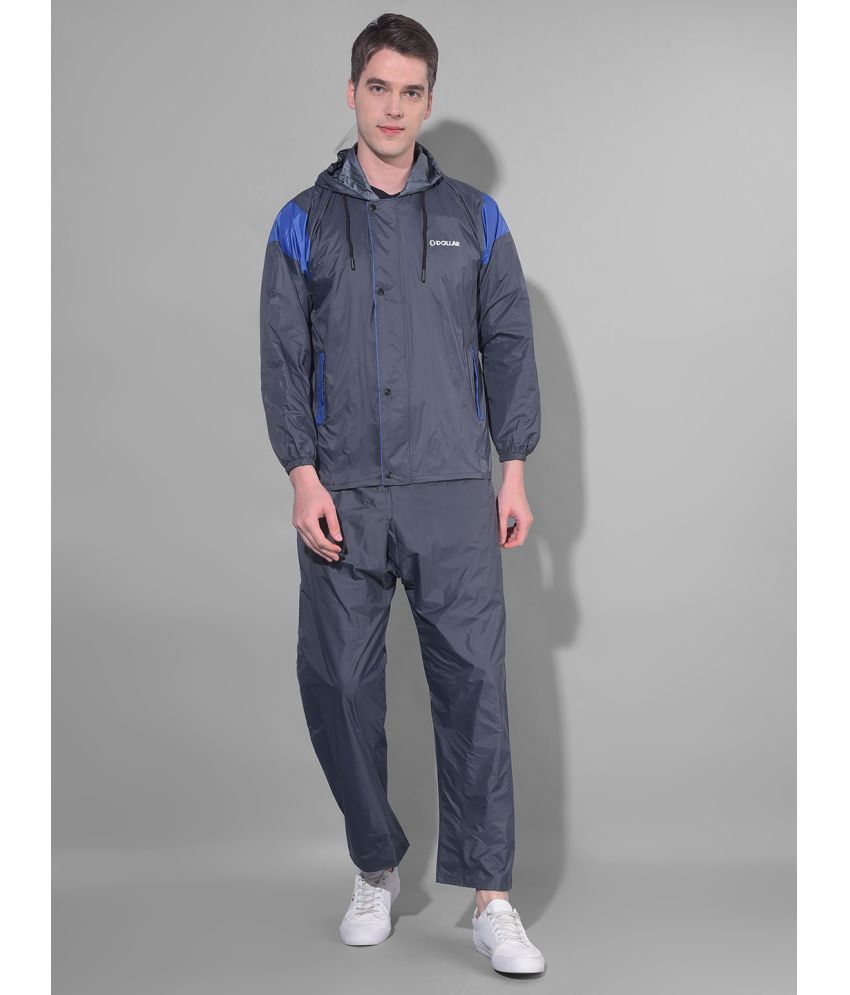     			Dollar Grey Nylon Men's Rain Suit ( Pack of 1 )