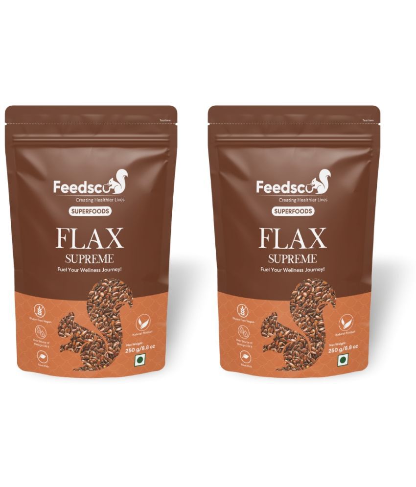     			Feedsco Flax Seeds ( Pack of 2 )