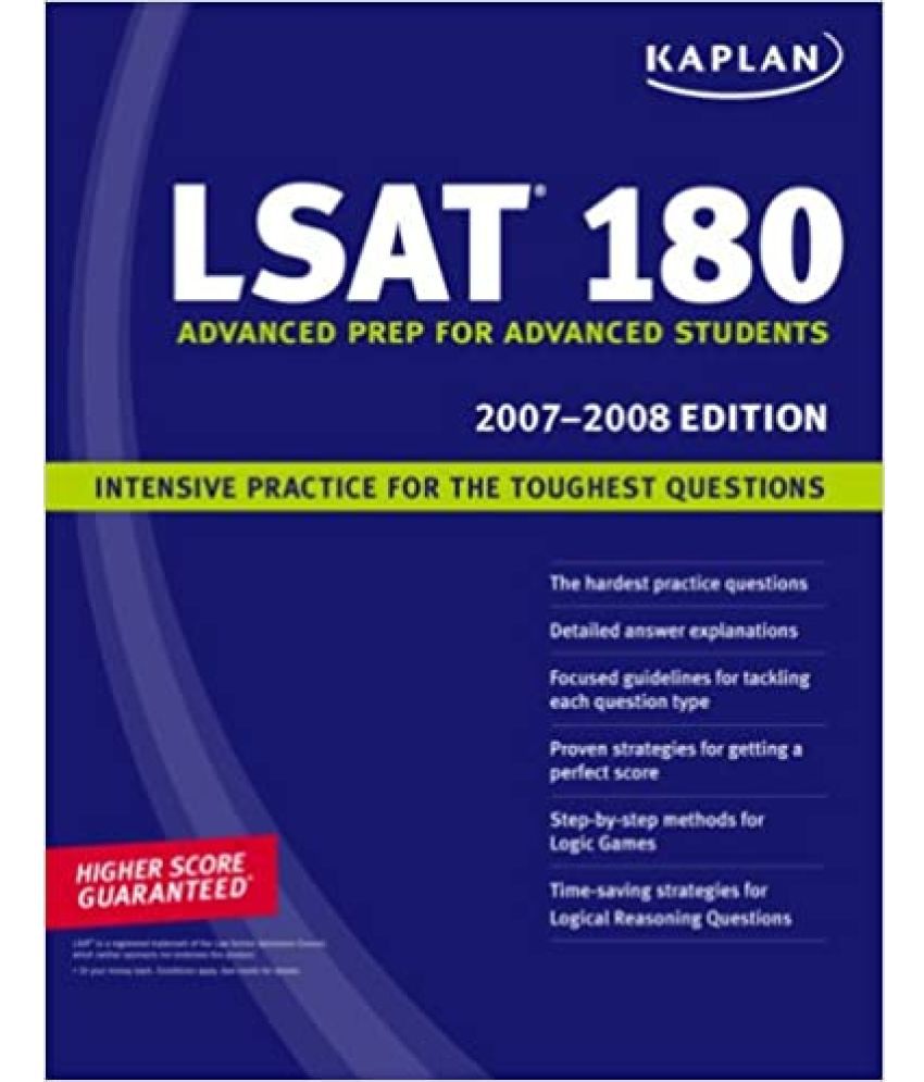     			LSAT 180 Advanced PREP For Advanced Students 2007-2008 Edition, Year 2006