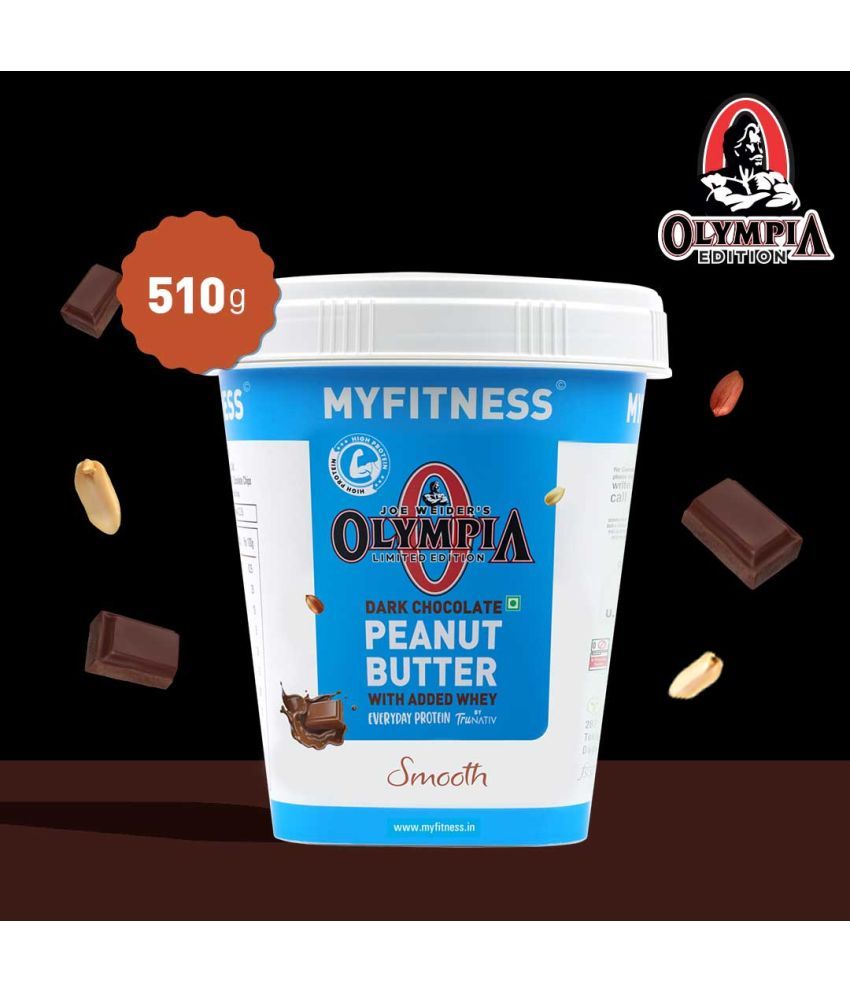     			MYFITNESS High Protein Dark Chocolate Peanut Butter Smooth 510g|26g Protein|Tasty Nut Butter Spread