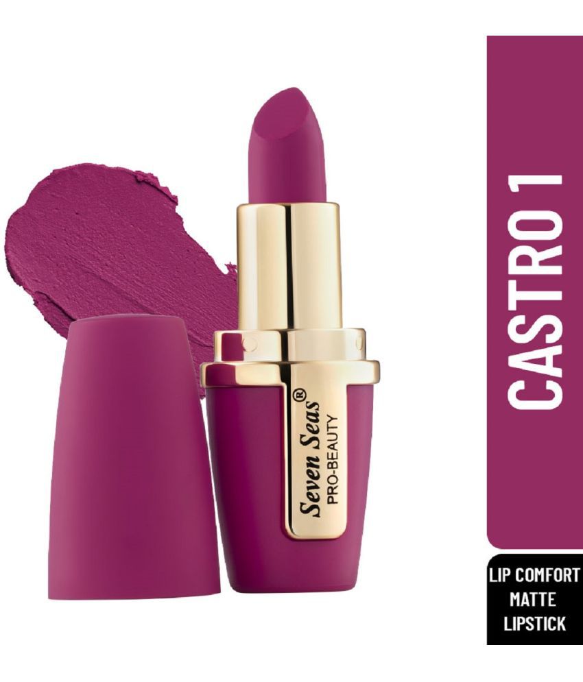     			Seven Seas Purple Matte Lipstick 3.3g